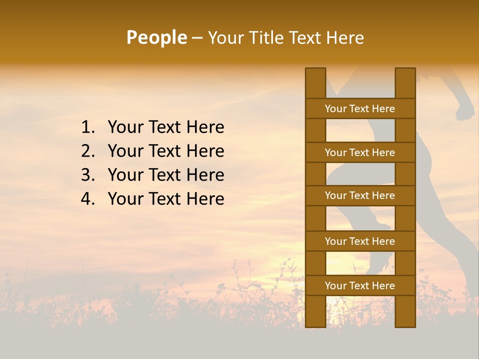 Jumping Training Spring PowerPoint Template