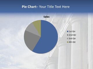 Legal Building Grecoroman Column Symbol PowerPoint Template