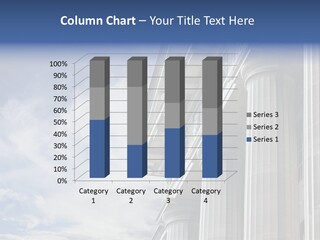 Legal Building Grecoroman Column Symbol PowerPoint Template