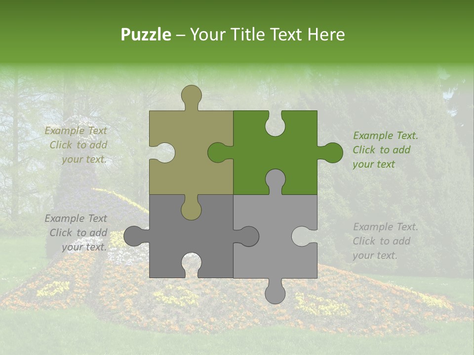 Sunny Day Safety Pavement PowerPoint Template