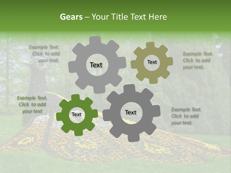 Sunny Day Safety Pavement PowerPoint Template