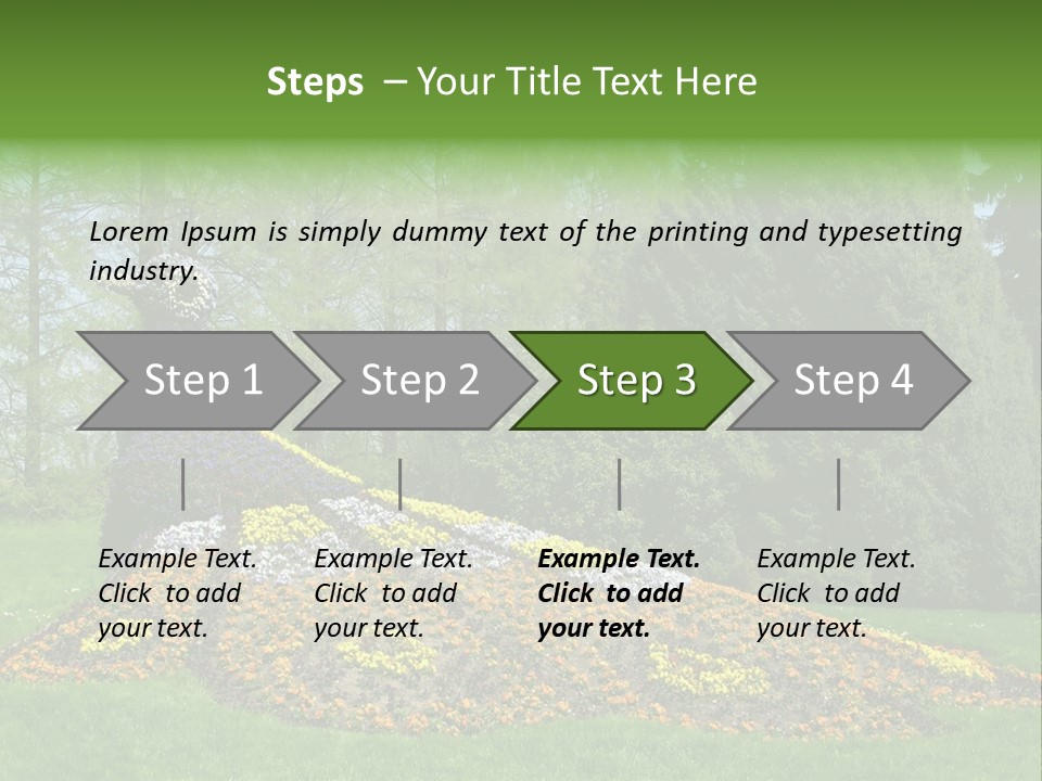 Sunny Day Safety Pavement PowerPoint Template
