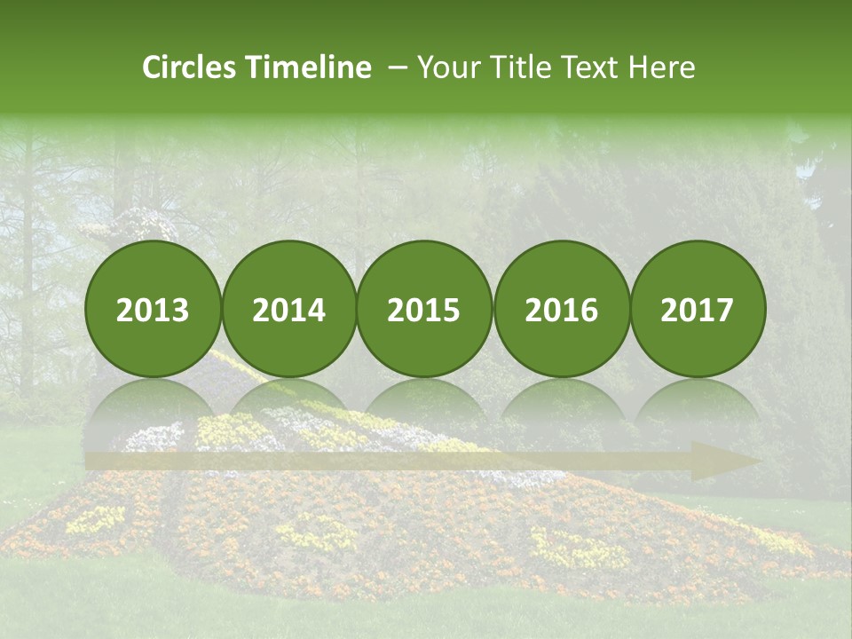 Sunny Day Safety Pavement PowerPoint Template