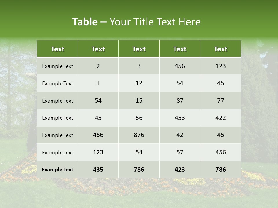 Sunny Day Safety Pavement PowerPoint Template