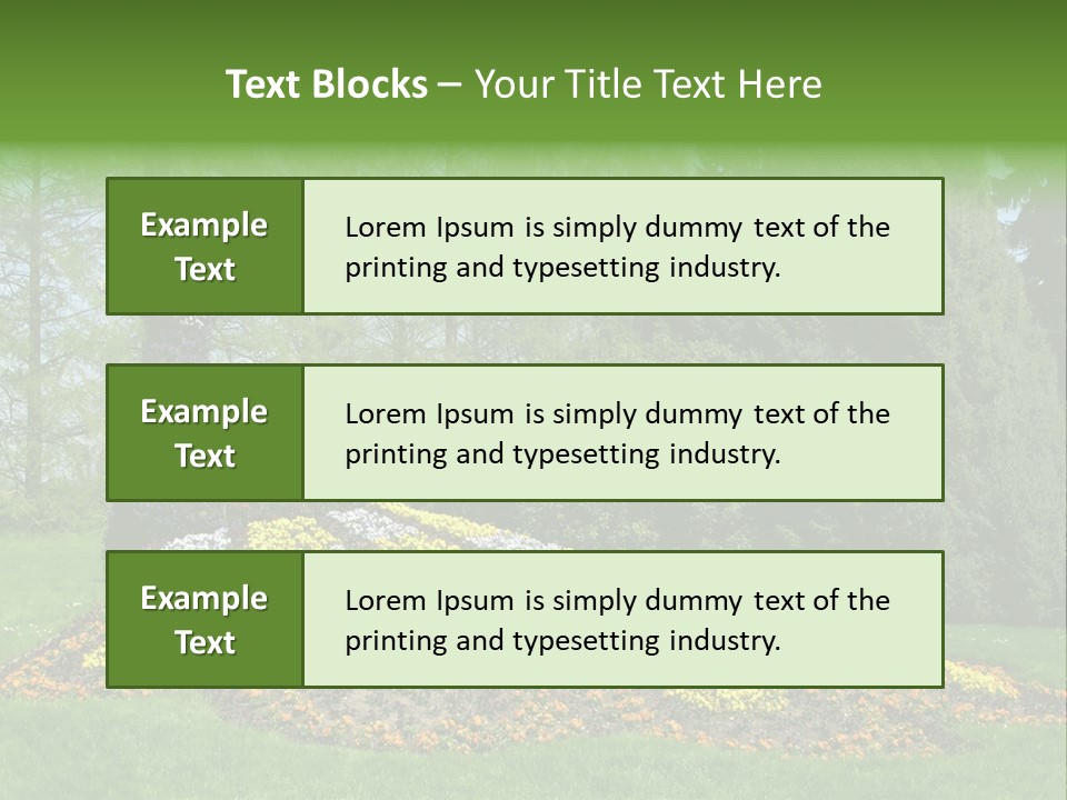 Sunny Day Safety Pavement PowerPoint Template