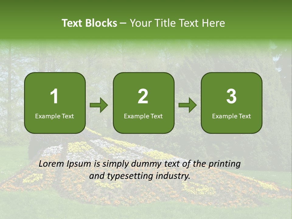 Sunny Day Safety Pavement PowerPoint Template