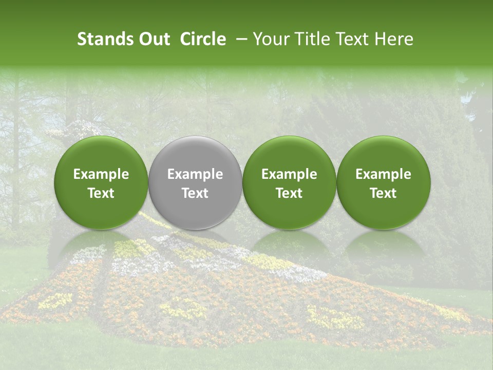 Sunny Day Safety Pavement PowerPoint Template