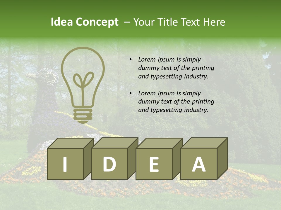 Sunny Day Safety Pavement PowerPoint Template