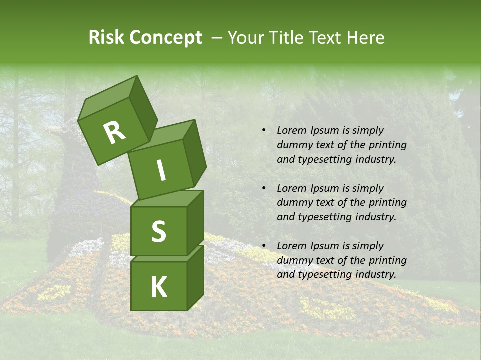 Sunny Day Safety Pavement PowerPoint Template