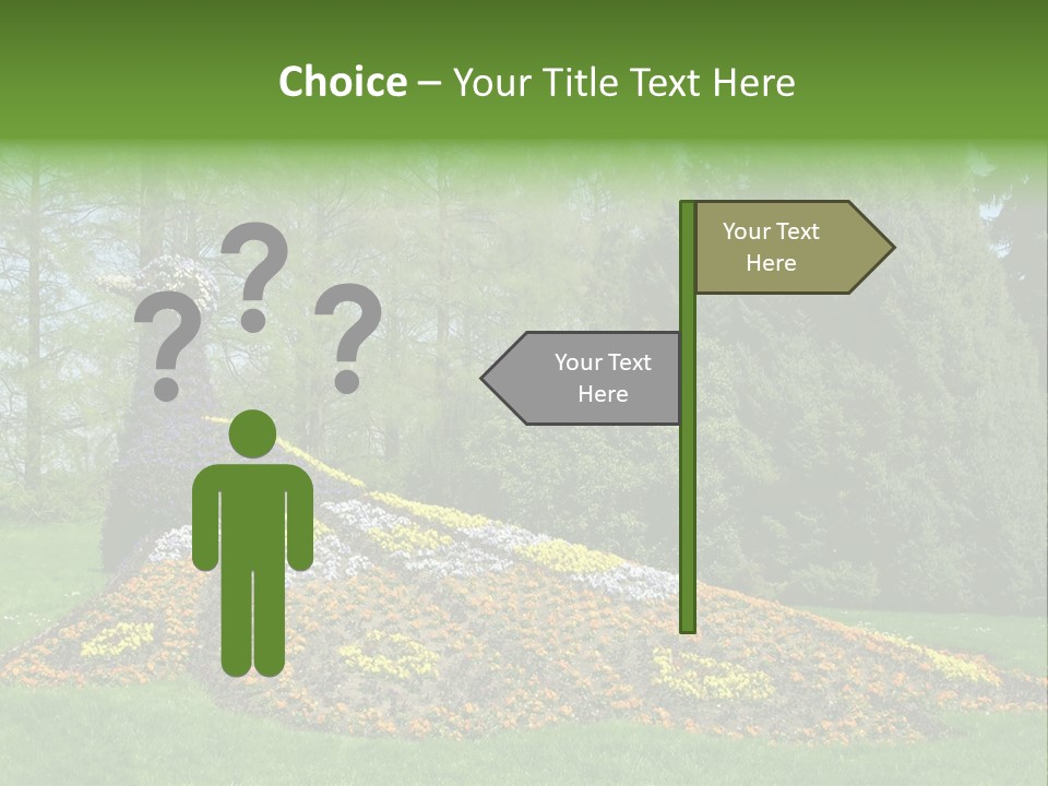 Sunny Day Safety Pavement PowerPoint Template