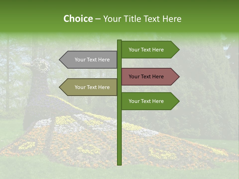 Sunny Day Safety Pavement PowerPoint Template