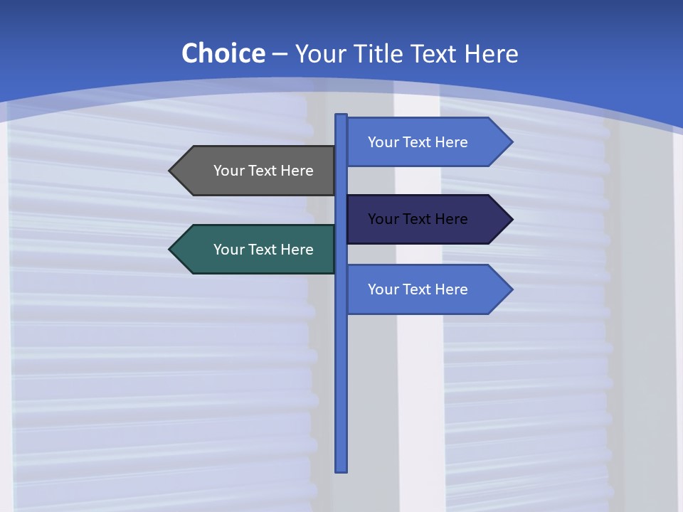 Sunny Day Safety Pavement PowerPoint Template