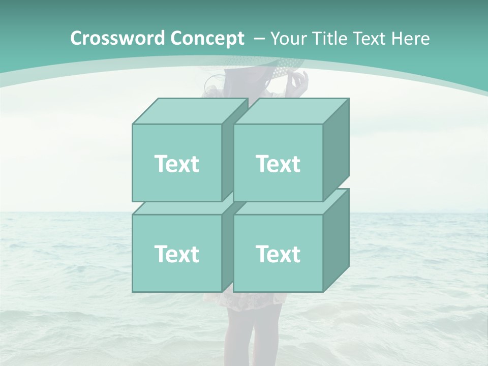 Female  Hat PowerPoint Template