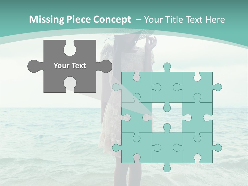 Female  Hat PowerPoint Template