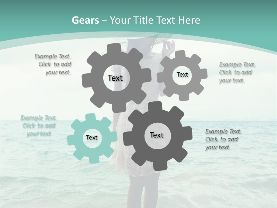 Female  Hat PowerPoint Template