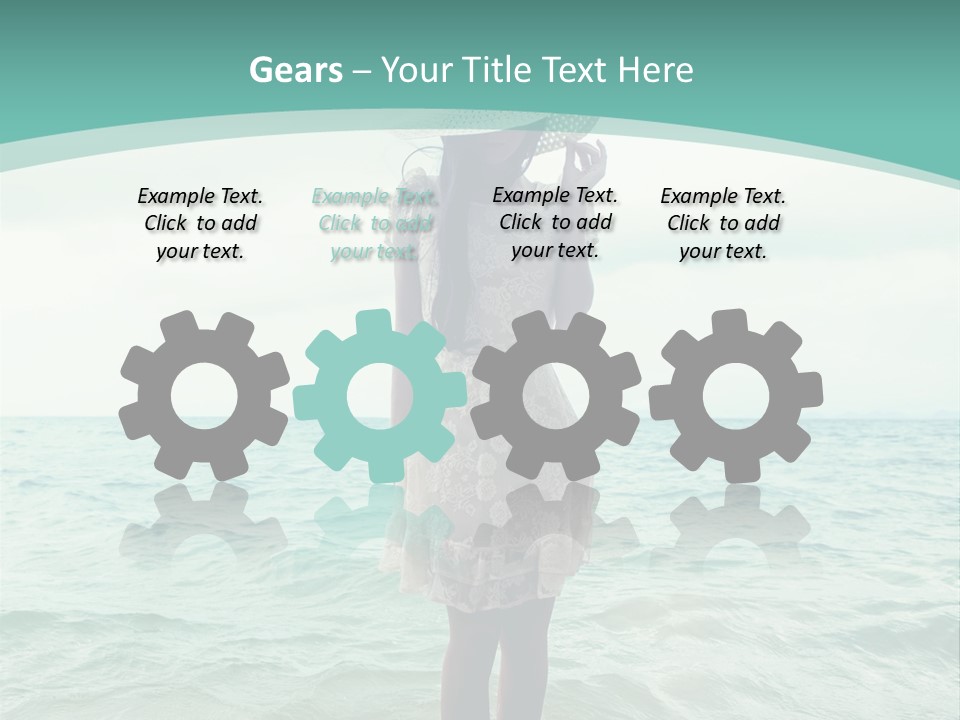 Female  Hat PowerPoint Template