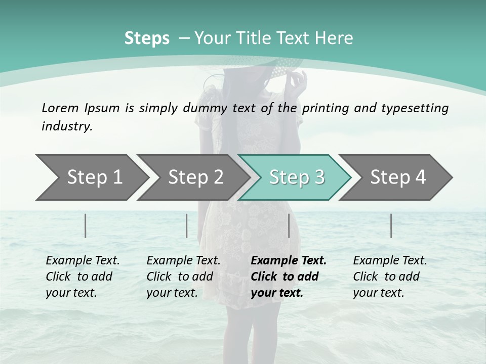 Female  Hat PowerPoint Template