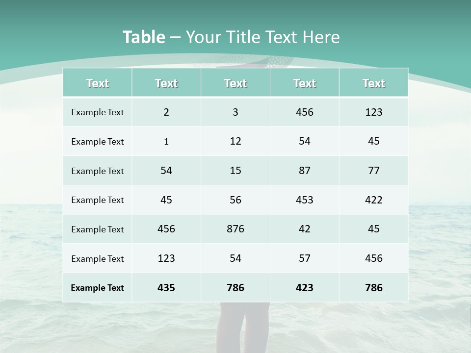 Female  Hat PowerPoint Template