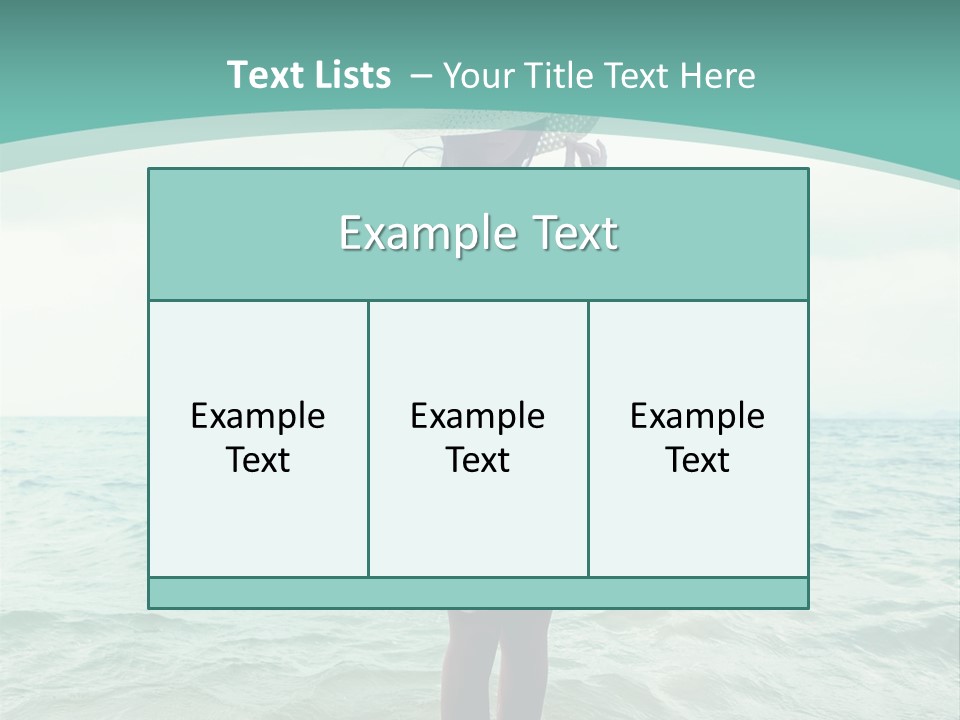 Female  Hat PowerPoint Template
