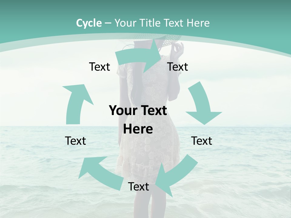 Female  Hat PowerPoint Template