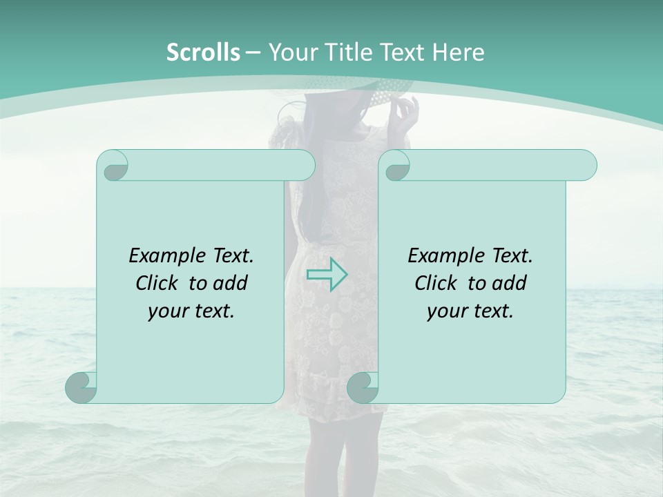 Female  Hat PowerPoint Template