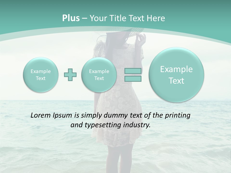 Female  Hat PowerPoint Template