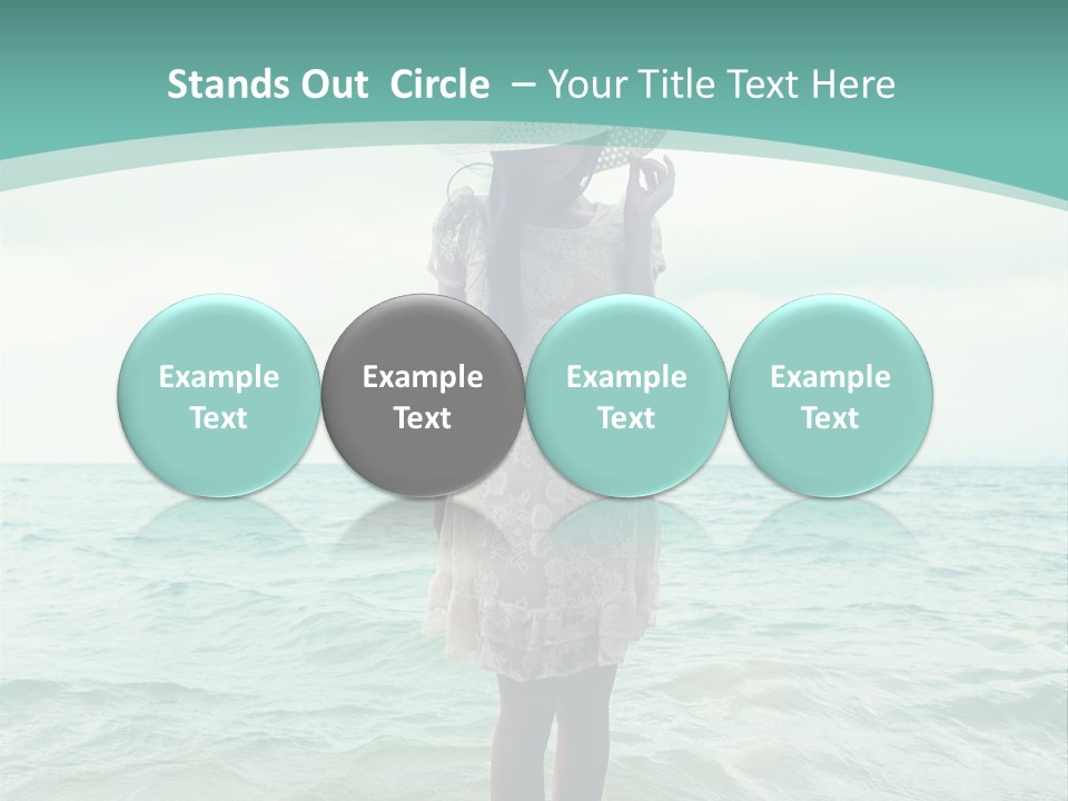 Female  Hat PowerPoint Template