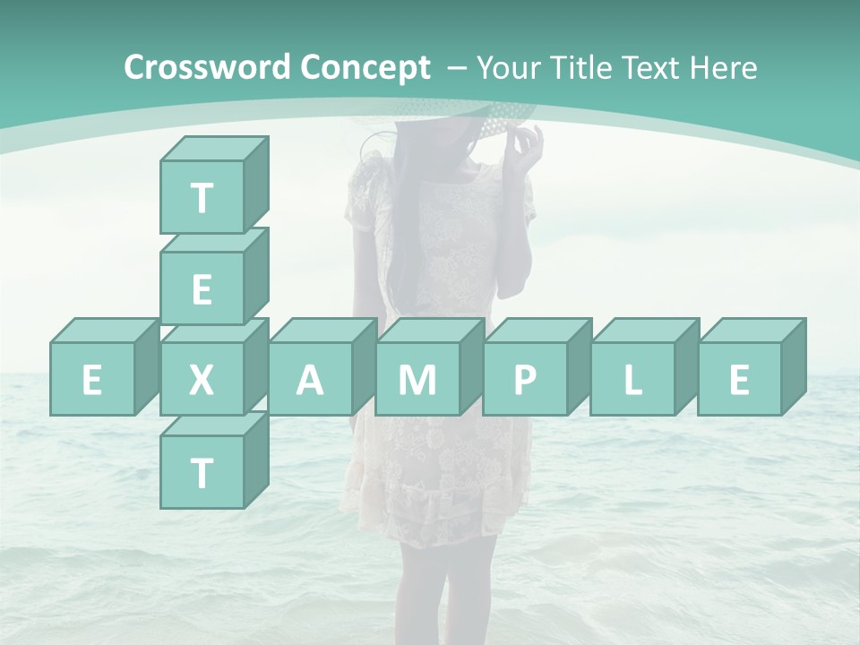 Female  Hat PowerPoint Template