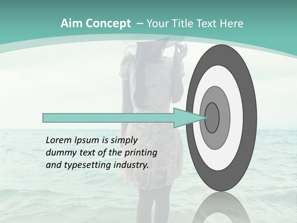 Female  Hat PowerPoint Template