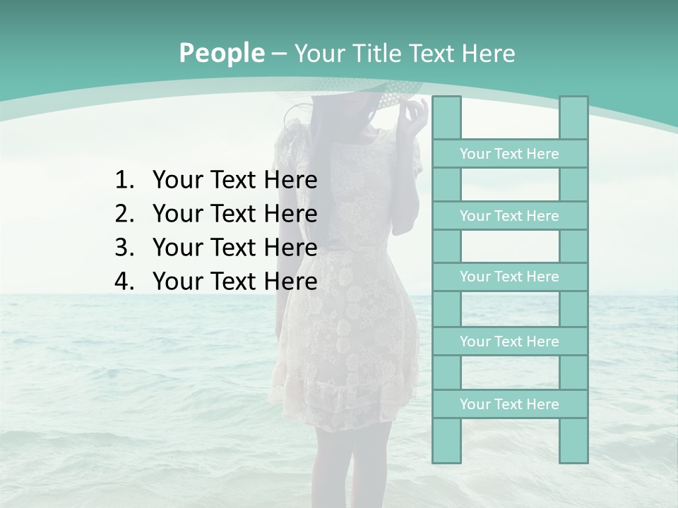 Female  Hat PowerPoint Template