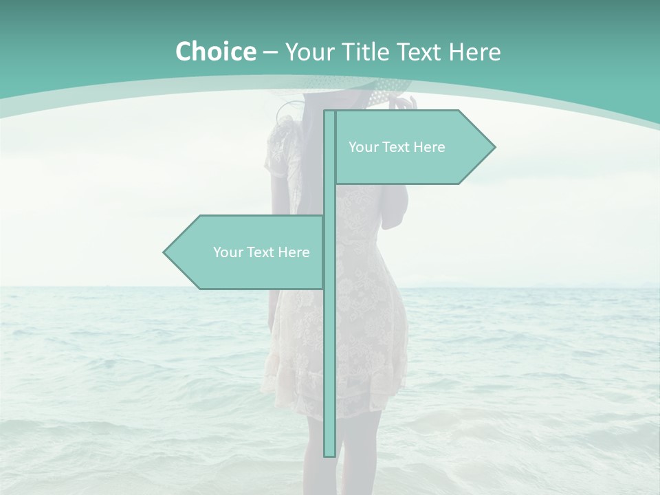 Female  Hat PowerPoint Template