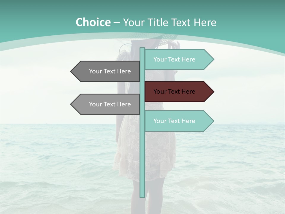 Female  Hat PowerPoint Template