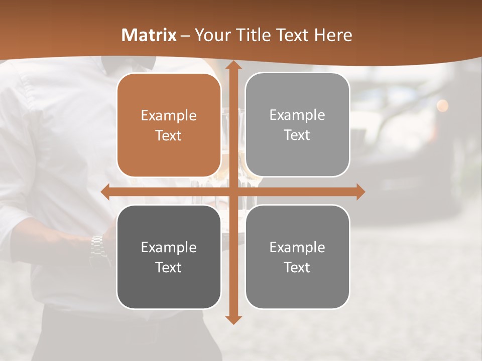 Waiter Formal Modern PowerPoint Template