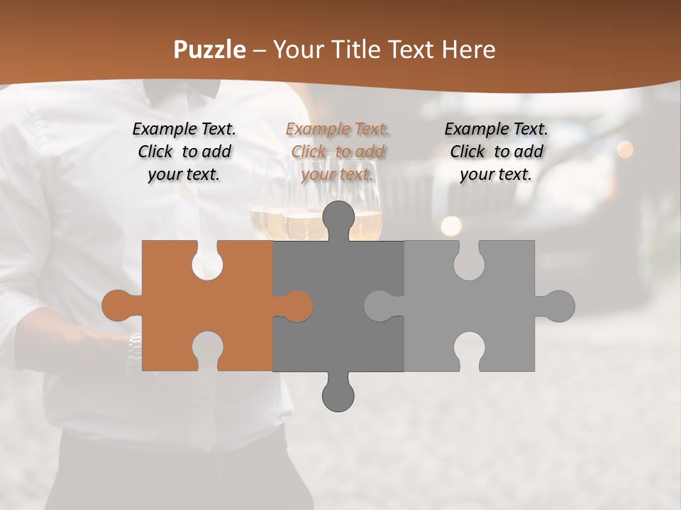 Waiter Formal Modern PowerPoint Template