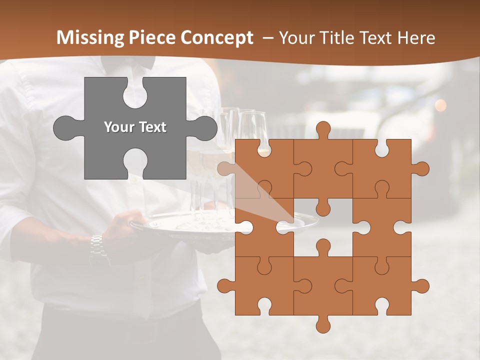 Waiter Formal Modern PowerPoint Template