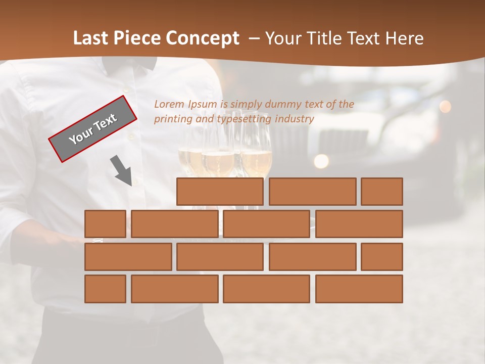 Waiter Formal Modern PowerPoint Template