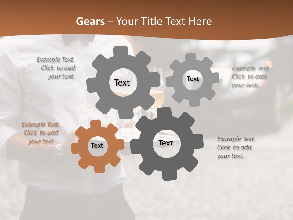 Waiter Formal Modern PowerPoint Template