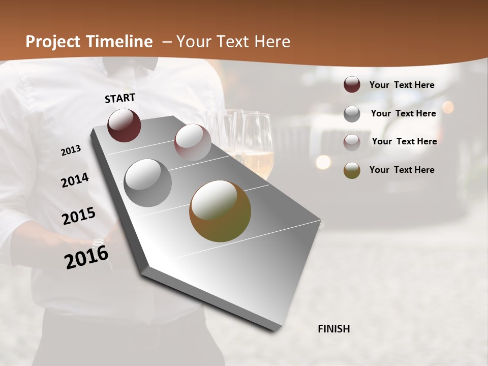 Waiter Formal Modern PowerPoint Template