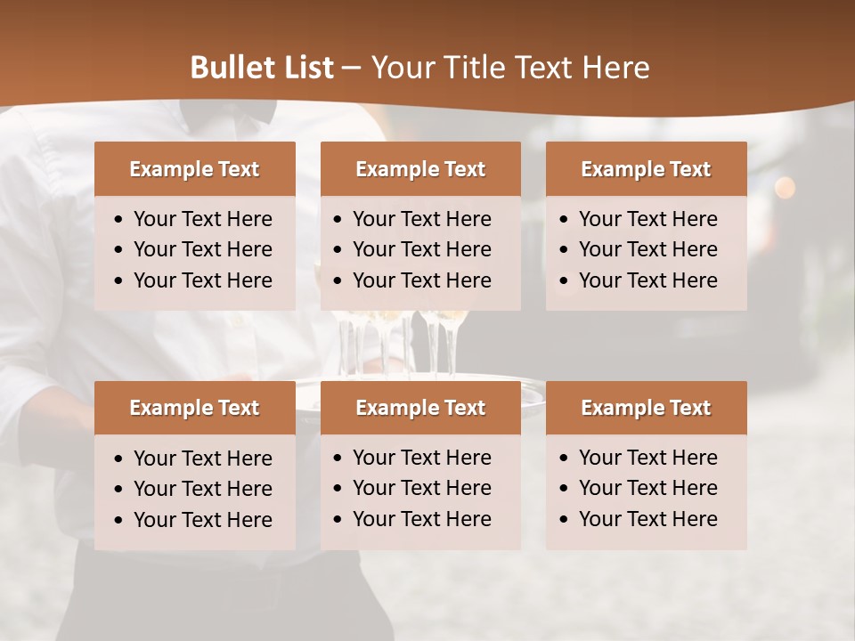 Waiter Formal Modern PowerPoint Template