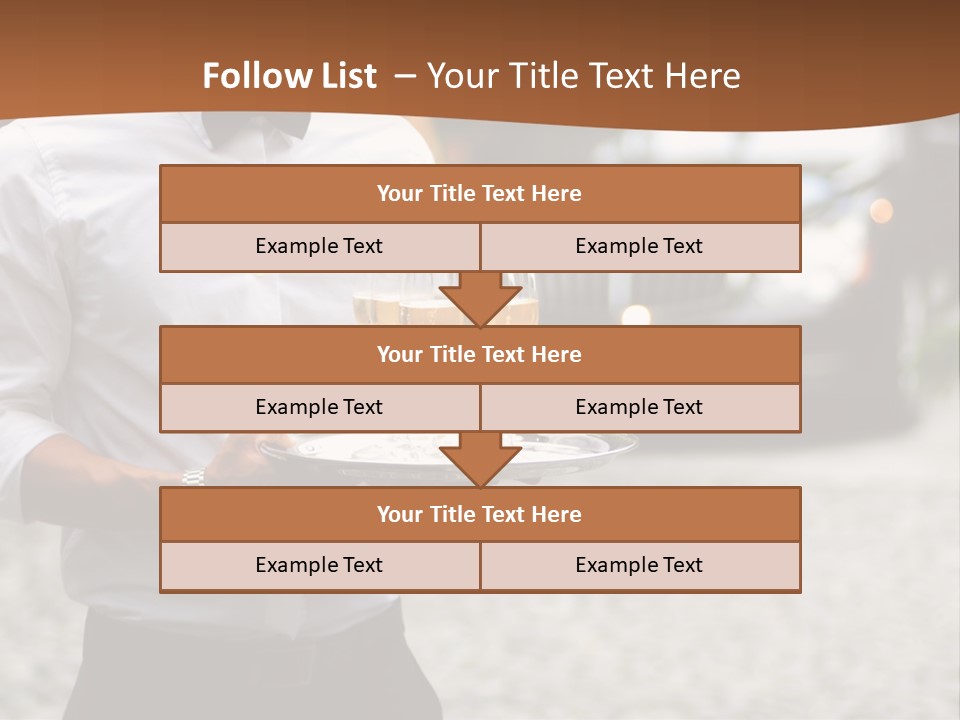 Waiter Formal Modern PowerPoint Template