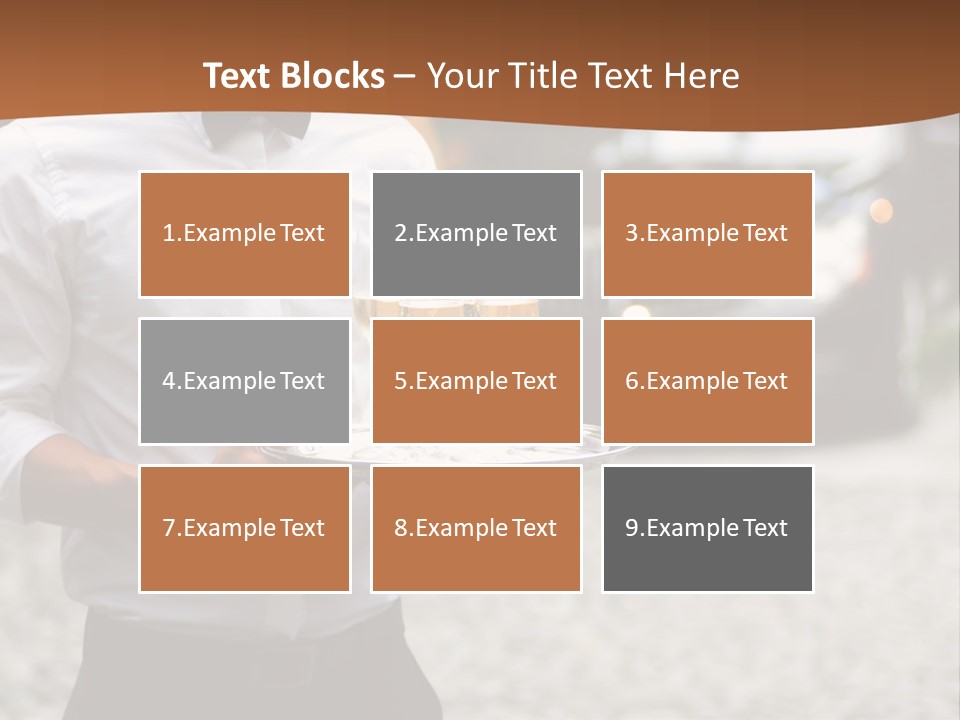 Waiter Formal Modern PowerPoint Template