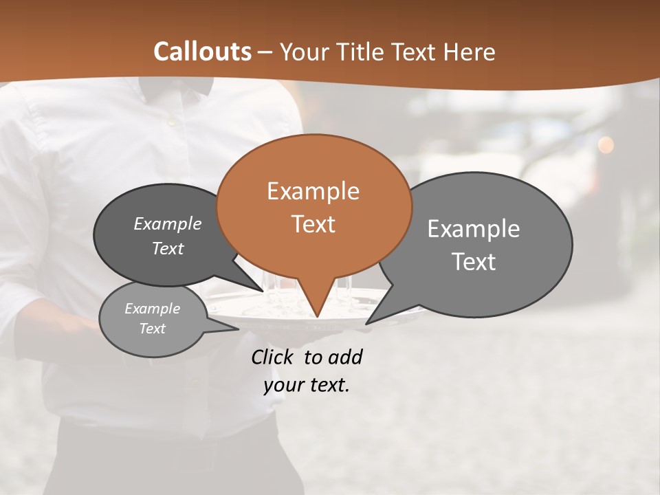 Waiter Formal Modern PowerPoint Template