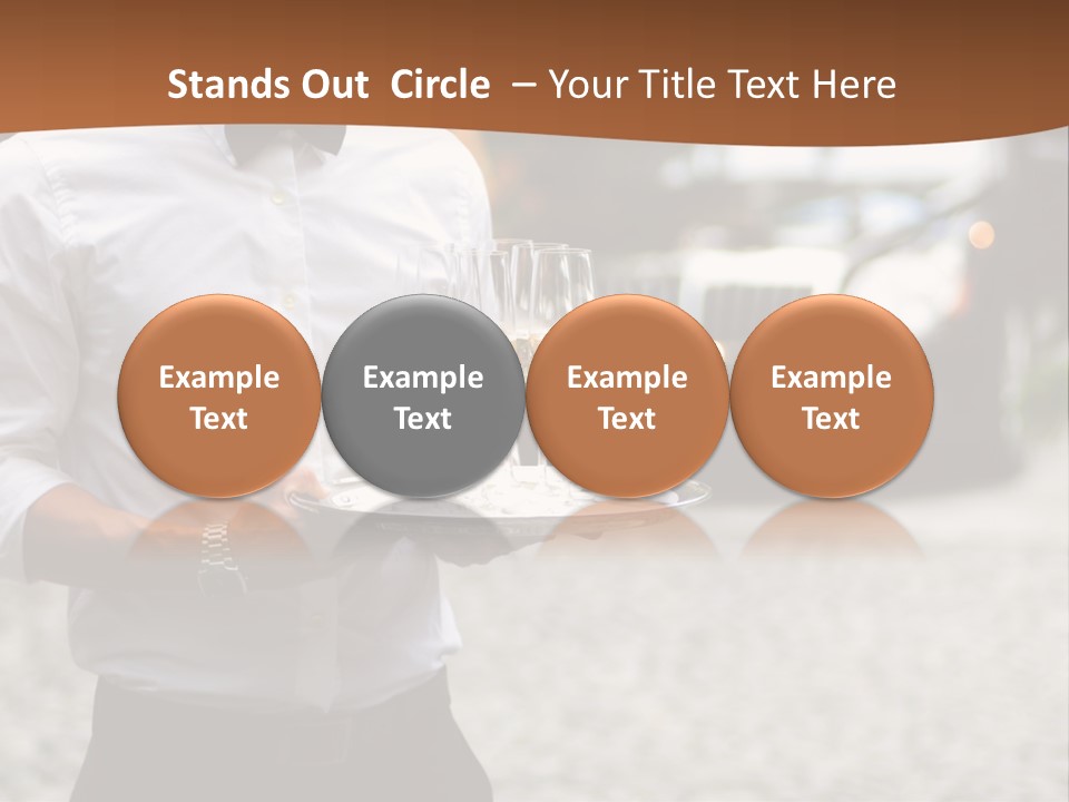 Waiter Formal Modern PowerPoint Template
