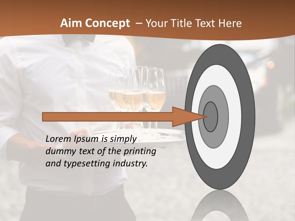 Waiter Formal Modern PowerPoint Template