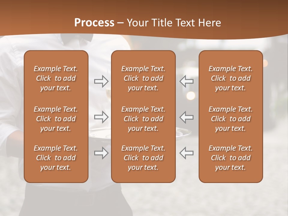 Waiter Formal Modern PowerPoint Template