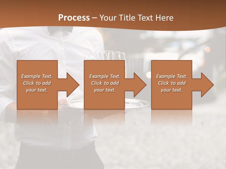 Waiter Formal Modern PowerPoint Template