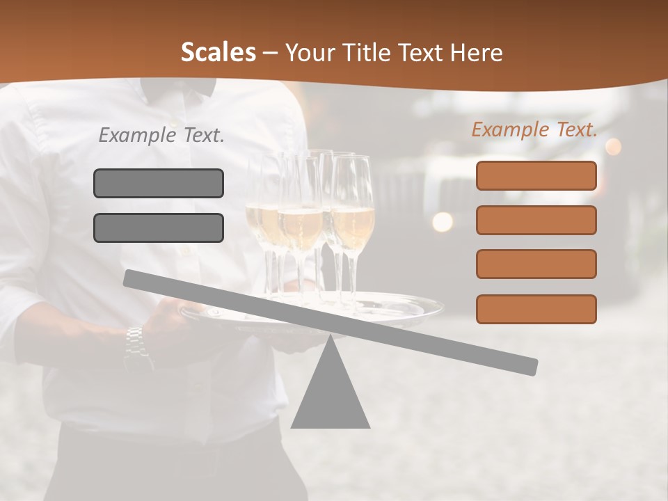 Waiter Formal Modern PowerPoint Template