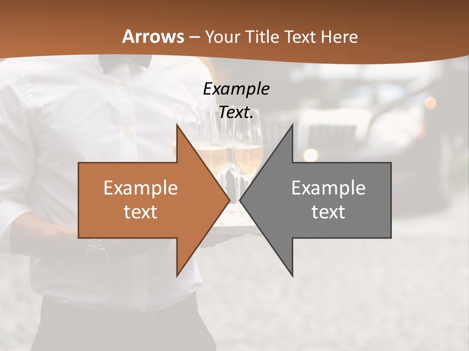 Waiter Formal Modern PowerPoint Template
