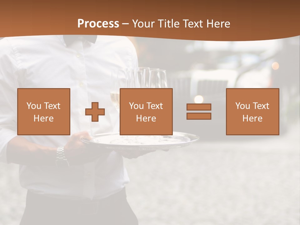 Waiter Formal Modern PowerPoint Template
