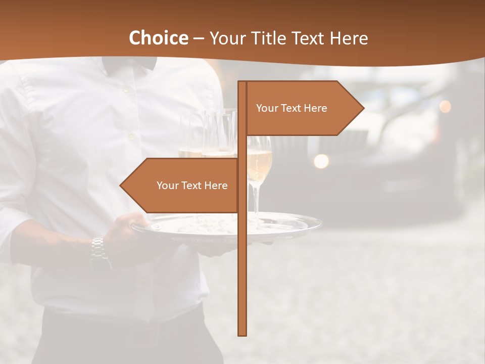 Waiter Formal Modern PowerPoint Template